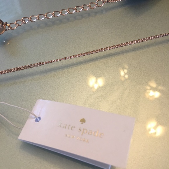 Do wonders Kate Spade New York, opal pave shining crystals, rose gold necklace. - Picture 11 of 11